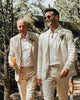 3 Pieces Suit - Casual Men's 3 Pieces Mens Suit Notch Lapel Tuxedos For Wedding (Blazer+vest+Pants)