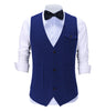 Suit Vest - Vintage Classical Mens Regular Fit Tweed Herringbone V Neck Suit Vest