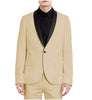 2 Pieces Suit - Formal 2 Pieces Mens Suit Flat Shawl Lapel Tuxedos For Wedding (Blazer+Pants）