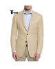 Bussines Men’s 2 Pieces Mens Blazer Notch Lapel Linen For Wedding Xs / Champagne