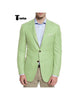 Bussines Men’s 2 Pieces Mens Blazernotch Lapel Linen For Wedding Xs / Mint Green Blazer